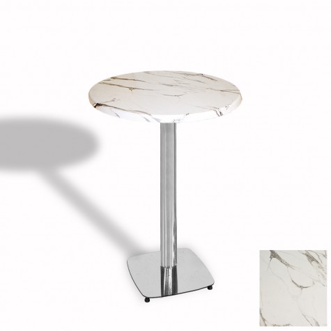 Tokyo Bistro Werzalit Masa Yuvarlak 70 cm (Kromnikel)