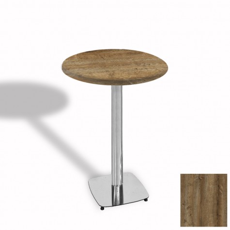 Tokyo Bistro Werzalit Masa Yuvarlak 70 cm (Kromnikel)