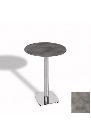 Tokyo Bistro Werzalit Masa Yuvarlak 70 cm (Kromnikel)