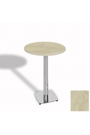 Tokyo Bistro Werzalit Masa Yuvarlak 70 cm (Kromnikel)