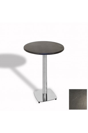 Tokyo Bistro Werzalit Masa Yuvarlak 70 cm (Kromnikel)