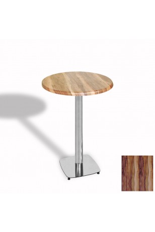 Tokyo Bistro Werzalit Masa Yuvarlak 60 cm (Kromnikel)