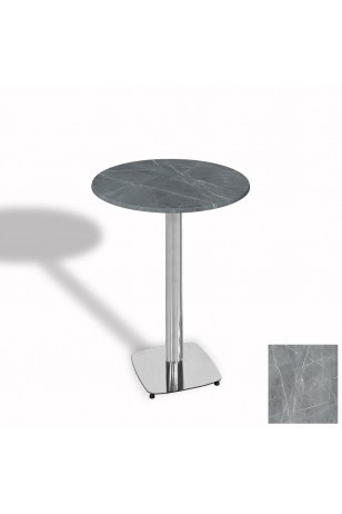 Tokyo Bistro Werzalit Masa Yuvarlak 70 cm (Kromnikel)