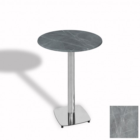 Tokyo Bistro Werzalit Masa Yuvarlak 70 cm (Kromnikel)