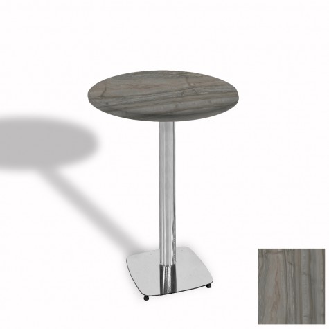 Tokyo Bistro Werzalit Masa Yuvarlak 70 cm (Kromnikel)