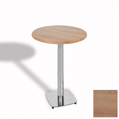 Tokyo Bistro Werzalit Masa Yuvarlak 70 cm (Kromnikel)