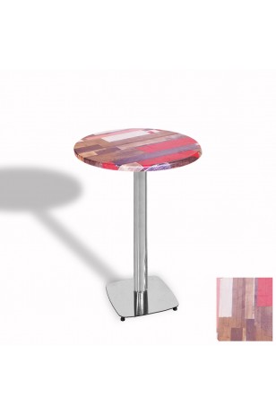 Tokyo Bistro Werzalit Masa Yuvarlak 70 cm (Kromnikel)