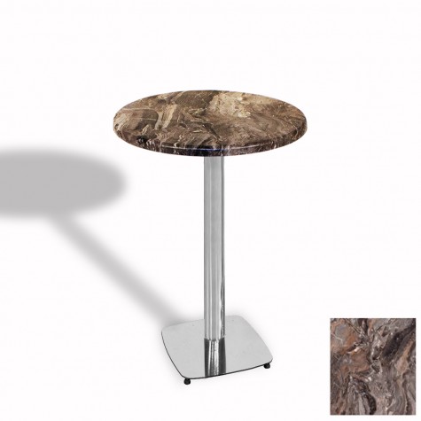 Tokyo Bistro Werzalit Masa Yuvarlak 60 cm (Kromnikel)
