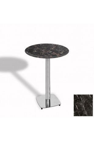 Tokyo Bistro Werzalit Masa Yuvarlak 60 cm (Kromnikel)