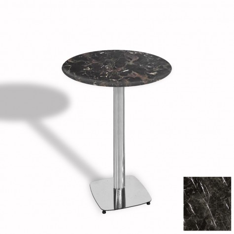 Tokyo Bistro Werzalit Masa Yuvarlak 60 cm (Kromnikel)
