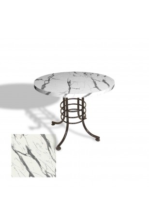 Buket Mega Laminat Yuvarlak Mutfak Masası Q120