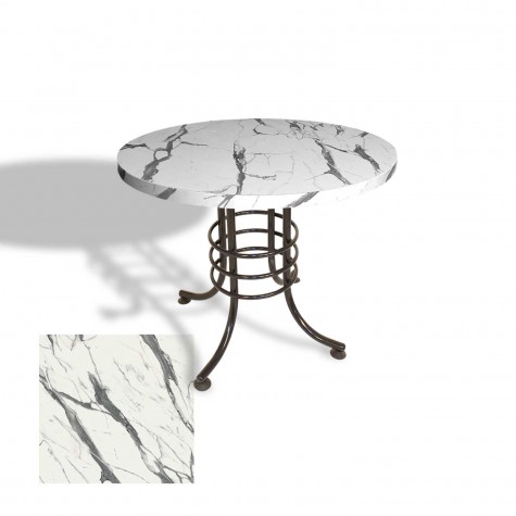 Buket Mega Laminat Yuvarlak Mutfak Masası Q120