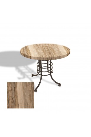 Buket Mega Laminat Yuvarlak Mutfak Masası Q120