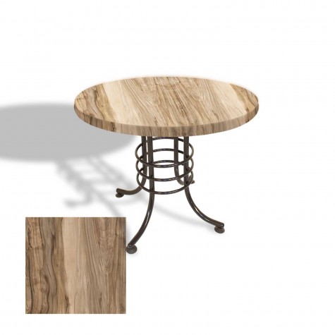 Buket Mega Laminat Yuvarlak Mutfak Masası Q120