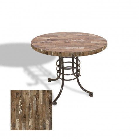 Buket Mega Laminat Yuvarlak Mutfak Masası Q110