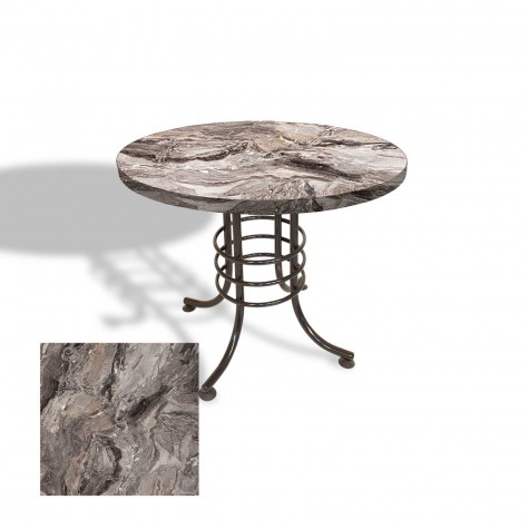 Buket Mega Laminat Yuvarlak Mutfak Masası Q110