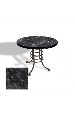 Buket Mega Laminat Yuvarlak Mutfak Masası Q110