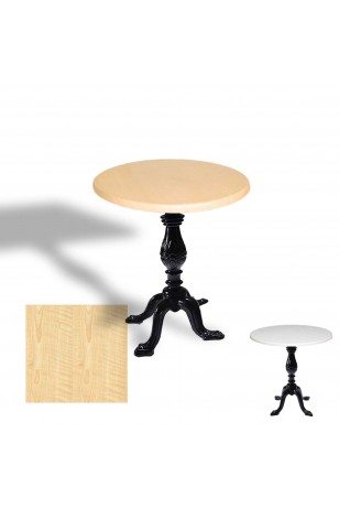 Çipa 1001 Döküm Ayak Yuvarlak Masa Çap 70cm - (Werzalit, Wermodin ve Allzalit Tabla)