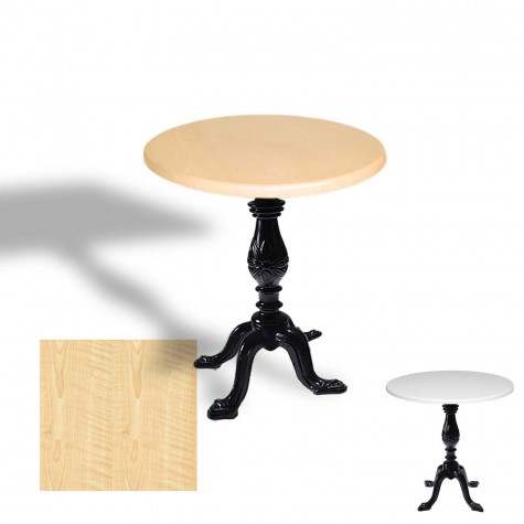 Çipa 1001 Döküm Ayak Yuvarlak Masa Çap 70cm - (Werzalit, Wermodin ve Allzalit Tabla)