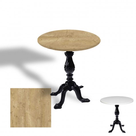 Çipa 1001 Döküm Ayak Yuvarlak Masa Çap 70cm - (Werzalit, Wermodin ve Allzalit Tabla)