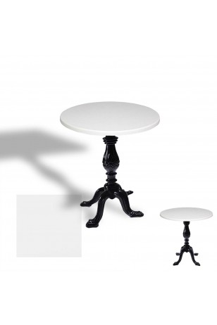 Çipa 1001 Döküm Ayak Yuvarlak Masa Çap 70cm - (Werzalit, Wermodin ve Allzalit Tabla)