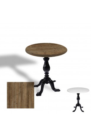 Çipa 1001 Döküm Ayak Yuvarlak Masa Çap 70cm - (Werzalit, Wermodin ve Allzalit Tabla)