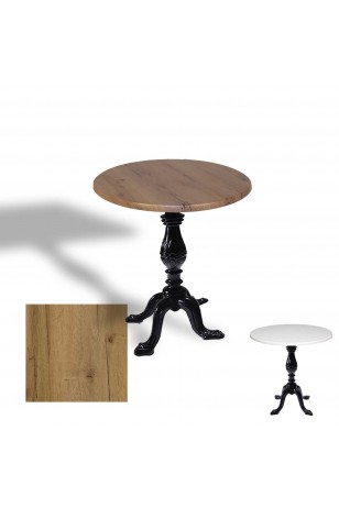 Çipa 1001 Döküm Ayak Yuvarlak Masa Çap 70cm - (Werzalit, Wermodin ve Allzalit Tabla)