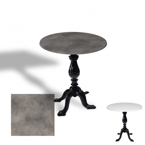 Çipa 1001 Döküm Ayak Yuvarlak Masa Çap 80cm - (Werzalit, Wermodin ve Allzalit Tabla)