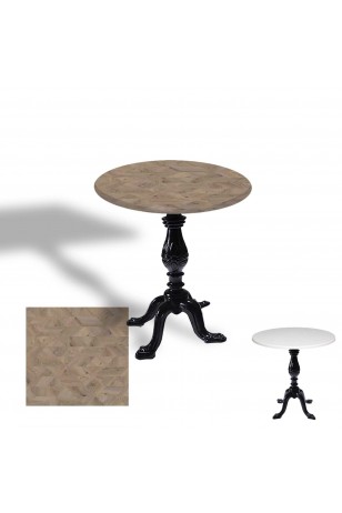 Çipa 1001 Döküm Ayak Yuvarlak Masa Çap 80cm - (Werzalit, Wermodin ve Allzalit Tabla)