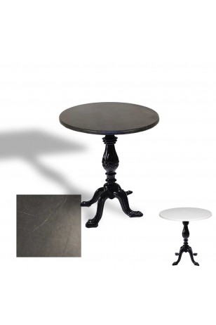 Çipa 1001 Döküm Ayak Yuvarlak Masa Çap 80cm - (Werzalit, Wermodin ve Allzalit Tabla)