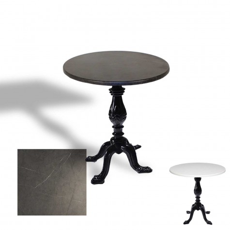 Çipa 1001 Döküm Ayak Yuvarlak Masa Çap 80cm - (Werzalit, Wermodin ve Allzalit Tabla)