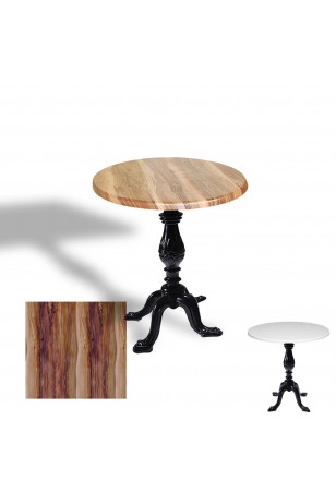 Çipa 1001 Döküm Ayak Yuvarlak Masa Çap 60cm - (Werzalit, Wermodin ve Allzalit Tabla)