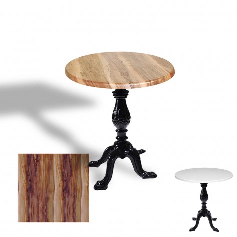 Çipa 1001 Döküm Ayak Yuvarlak Masa Çap 60cm - (Werzalit, Wermodin ve Allzalit Tabla)