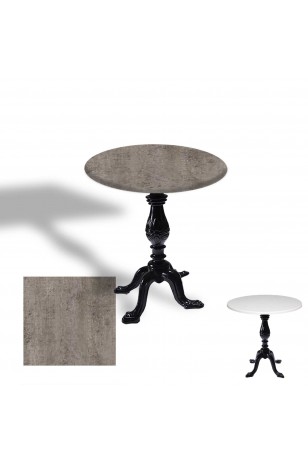 Çipa 1001 Döküm Ayak Yuvarlak Masa Çap 60cm - (Werzalit, Wermodin ve Allzalit Tabla)