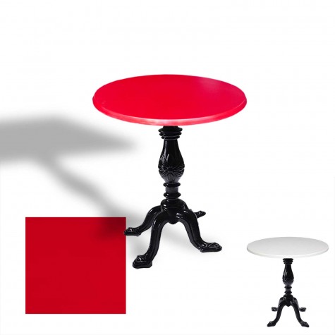 Çipa 1001 Döküm Ayak Yuvarlak Masa Çap 60cm - (Werzalit, Wermodin ve Allzalit Tabla)