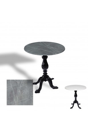 Çipa 1001 Döküm Ayak Yuvarlak Masa Çap 90cm - (Werzalit, Wermodin ve Allzalit Tabla)