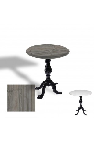 Çipa 1001 Döküm Ayak Yuvarlak Masa Çap 90cm - (Werzalit, Wermodin ve Allzalit Tabla)