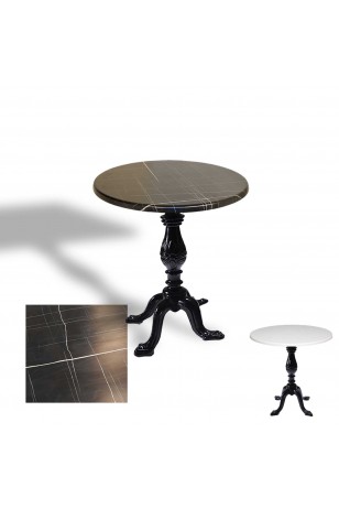 Çipa 1001 Döküm Ayak Yuvarlak Masa Çap 70cm - (Werzalit, Wermodin ve Allzalit Tabla)