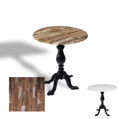 Çipa 1001 Döküm Ayak Yuvarlak Masa Çap 70cm - (Werzalit, Wermodin ve Allzalit Tabla)