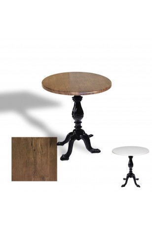 Çipa 1001 Döküm Ayak Yuvarlak Masa Çap 70cm - (Werzalit, Wermodin ve Allzalit Tabla)