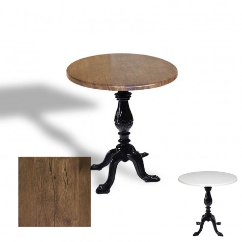 Çipa 1001 Döküm Ayak Yuvarlak Masa Çap 70cm - (Werzalit, Wermodin ve Allzalit Tabla)