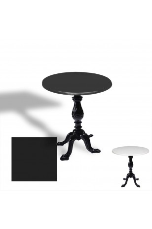 Çipa 1001 Döküm Ayak Yuvarlak Masa Çap 80cm - (Werzalit, Wermodin ve Allzalit Tabla)