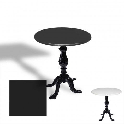 Çipa 1001 Döküm Ayak Yuvarlak Masa Çap 80cm - (Werzalit, Wermodin ve Allzalit Tabla)