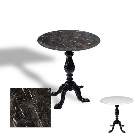 Çipa 1001 Döküm Ayak Yuvarlak Masa Çap 80cm - (Werzalit, Wermodin ve Allzalit Tabla)