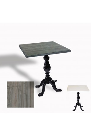 Çipa 1001 Döküm Ayak Kare Masa 80X80 cm - (Werzalit, Wermodin ve Allzalit Tabla)