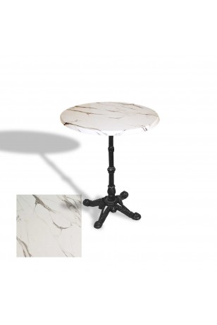 Çipa 1002 Döküm Ayak Yuvarlak Masa Çap 60cm - (Werzalit, Wermodin ve Allzalit Tabla)