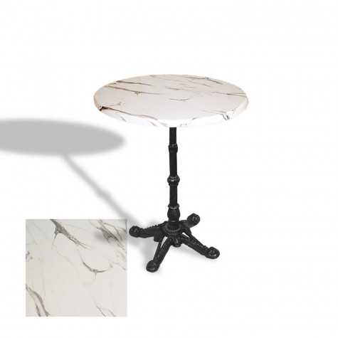 Çipa 1002 Döküm Ayak Yuvarlak Masa Çap 60cm - (Werzalit, Wermodin ve Allzalit Tabla)