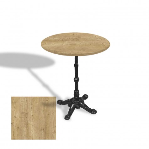 Çipa 1002 Döküm Ayak Yuvarlak Masa Çap 60cm - (Werzalit, Wermodin ve Allzalit Tabla)