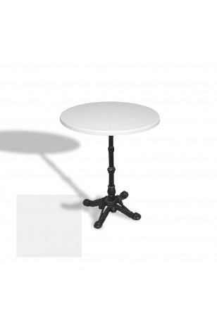 Çipa 1002 Döküm Ayak Yuvarlak Masa Çap 60cm - (Werzalit, Wermodin ve Allzalit Tabla)