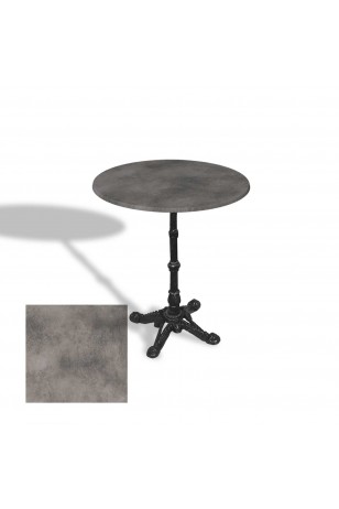 Çipa 1002 Döküm Ayak Yuvarlak Masa Çap 60cm - (Werzalit, Wermodin ve Allzalit Tabla)